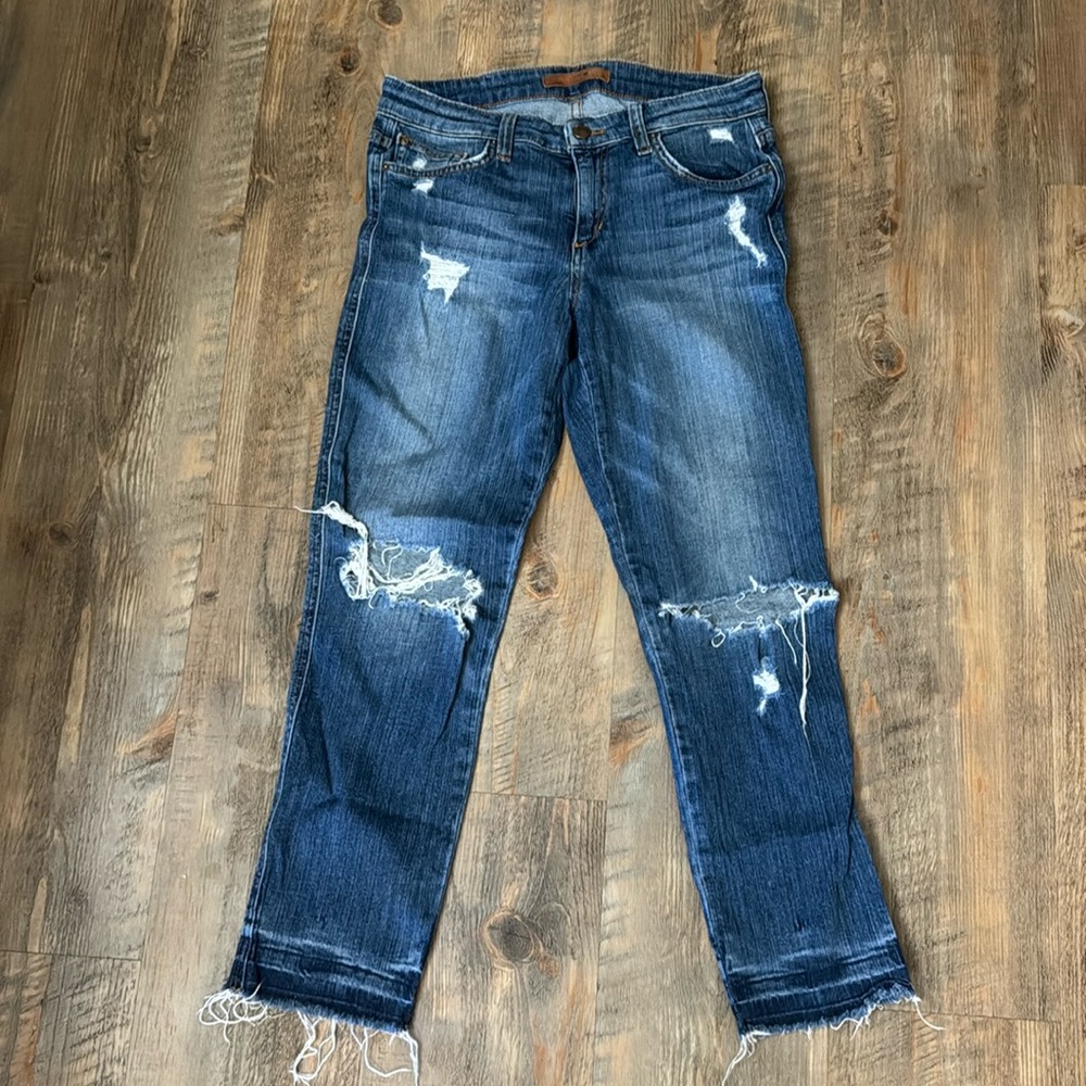Joes Jeans The Ex-lover straight crop lose boyfriend jeans size 25